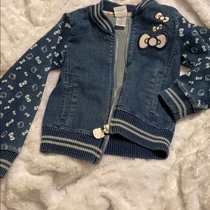 Hello Kitty Jean jacket size 5